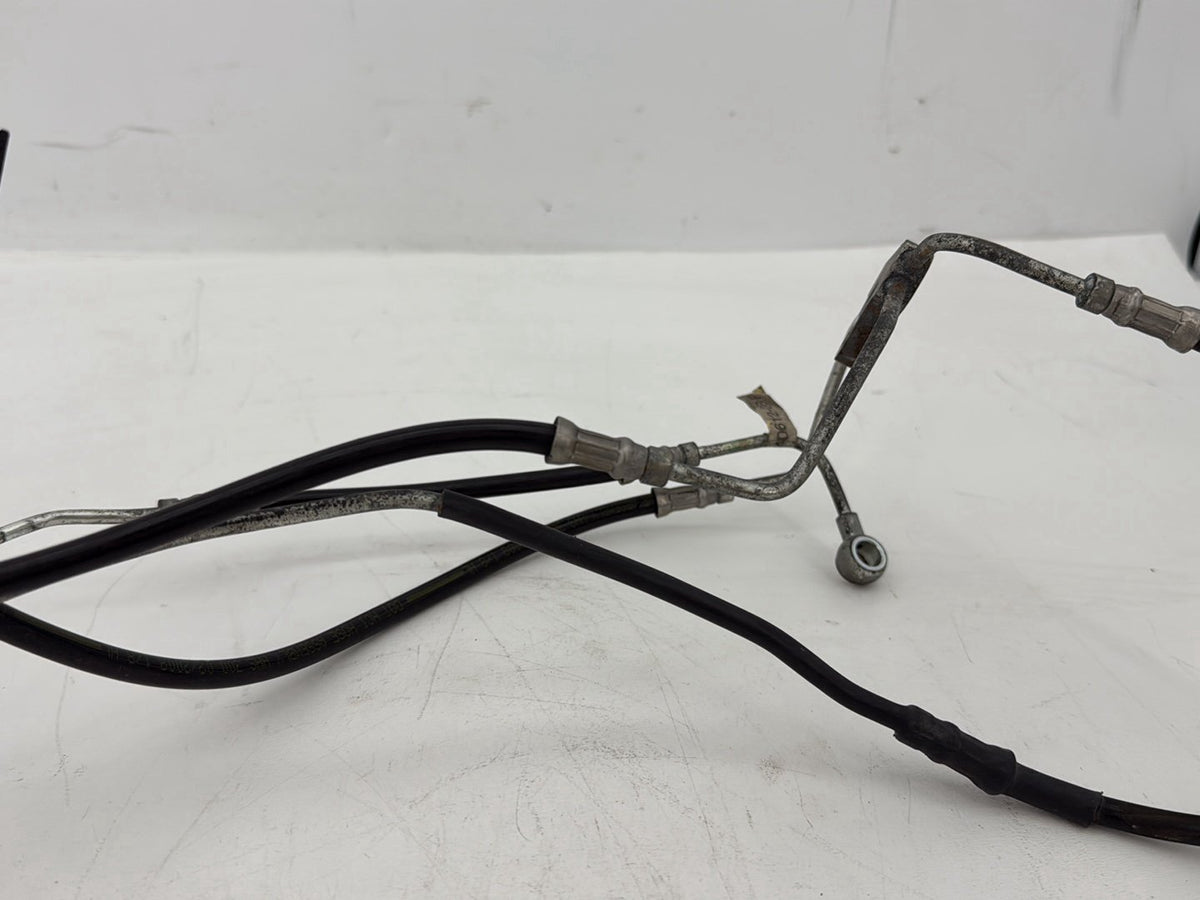 08 Harley Touring FLHTCU Electra Glide Ultra OEM Front Brake Hose Line Pipe ABS