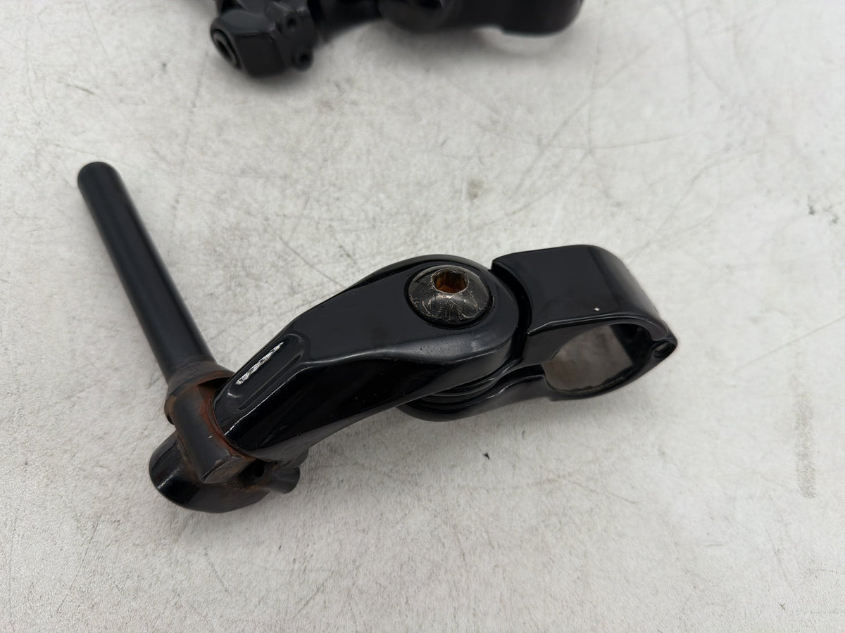 2004 Harley Electra Glide CVO Eagle OEM Left Right Driver Footpeg Bracket Mounts