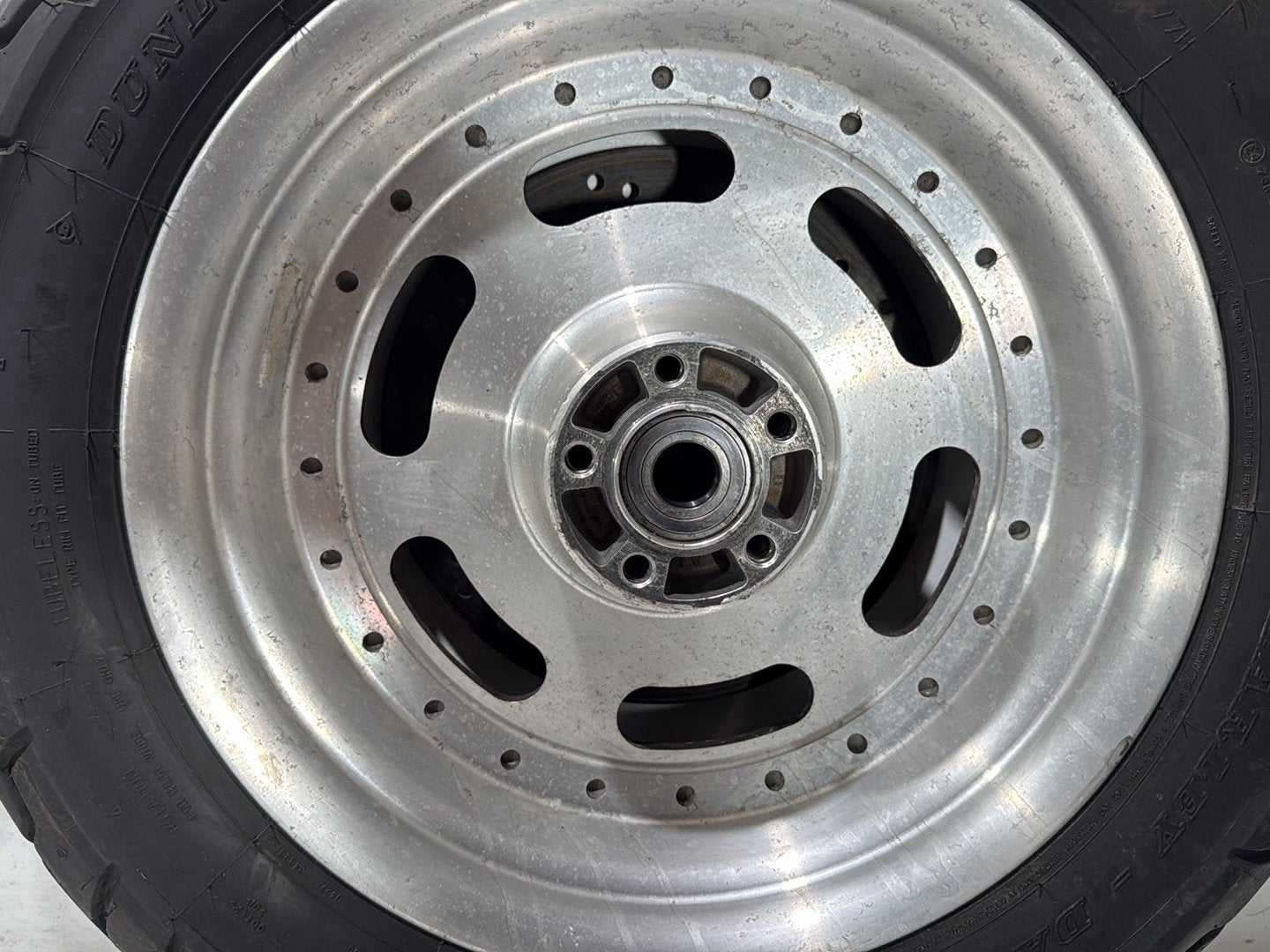 08 Harley Dyna Fat Bob OEM Front Rear Wheel Rim Tire 130/90B16 180/70B17 16" 17"
