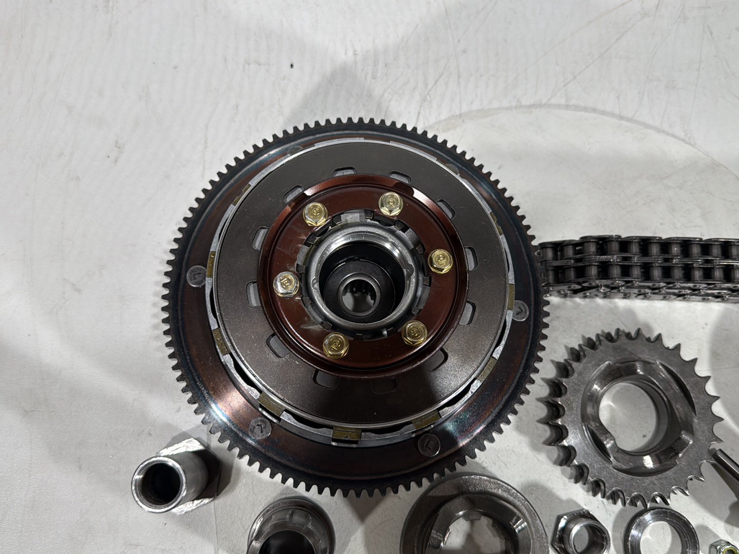 2000 Harley Dyna FXDWG Wide Glide OEM Clutch Basket Chain Tensioner Kit