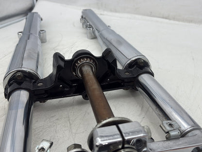 2006 Harley Softail FLSTCI Heritage Classic OEM Front Triple Tree Set & LH RH Fork Legs Sliders