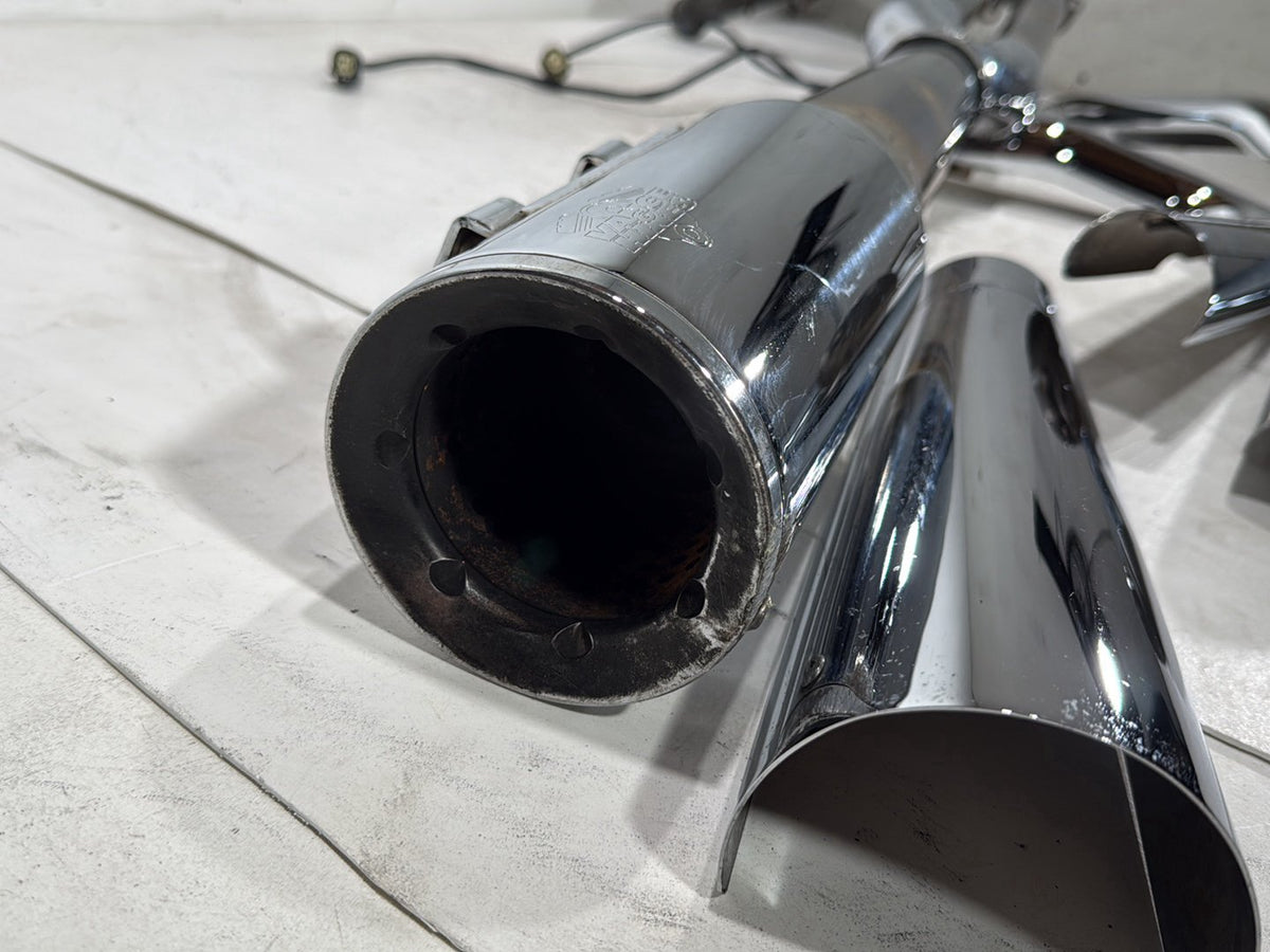 10 Harley Street Glide Touring FLHX Exhaust Header Pipes Muffler Vance & Hines
