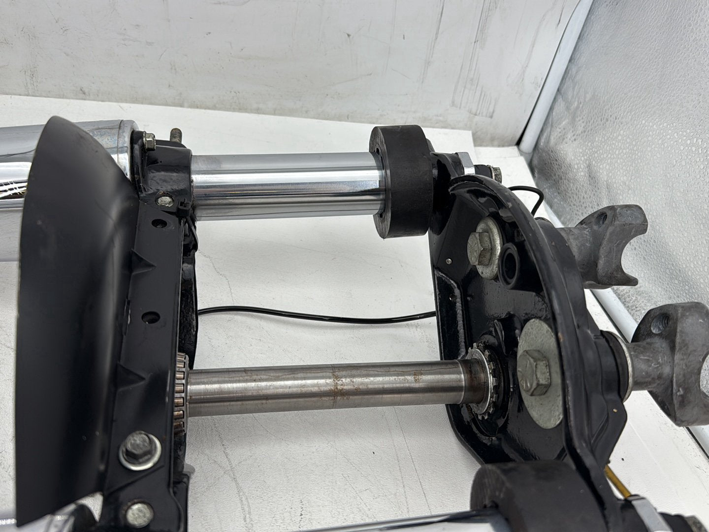 1995 Harley Road King Touring FLHR OEM Front Triple Tree Set & LH RH Fork Legs Sliders