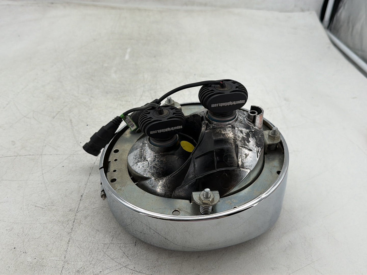 13 Harley Electra Glide Touring CVO Eagle Headlight Headlamp Head Light Halogen