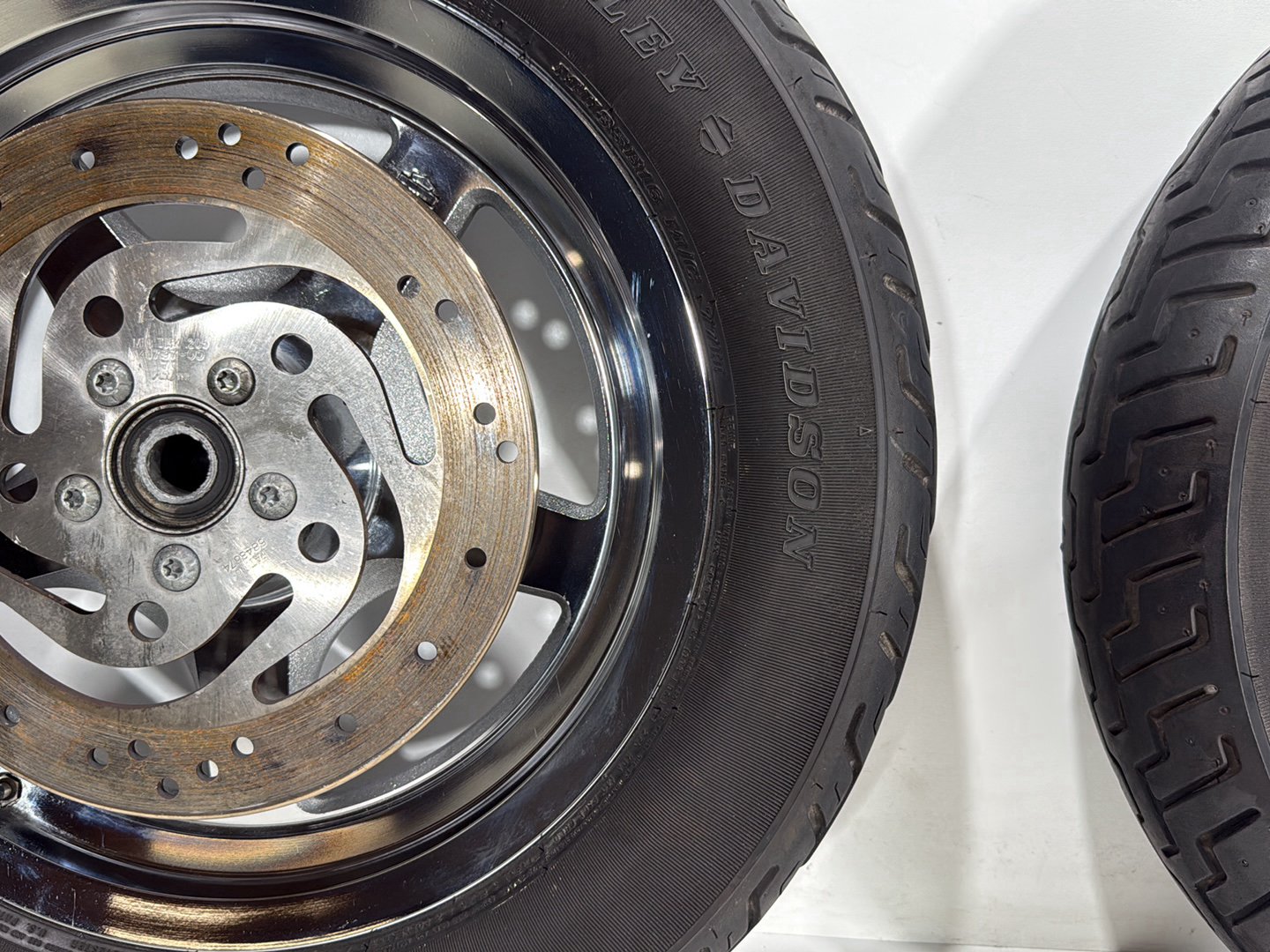 2007 Harley Electra Glide Touring FLHTCUI OEM Front & Rear Wheel Rim Tire 16"