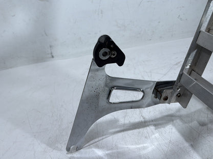 2008 Harley Dyna Fat Bob FXDF OEM Rear Sissy Bar w/ Backrest Cushion Pad