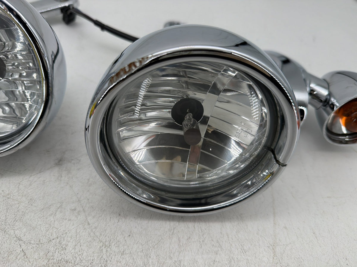 07 Harley Electra Touring CVO Eagle OEM Front Left Right Turn Signal Indicators