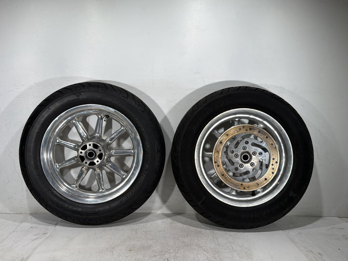 2006 Harley Electra Glide Touring Ultra OEM Front & Rear Wheel Rim Tire 16"