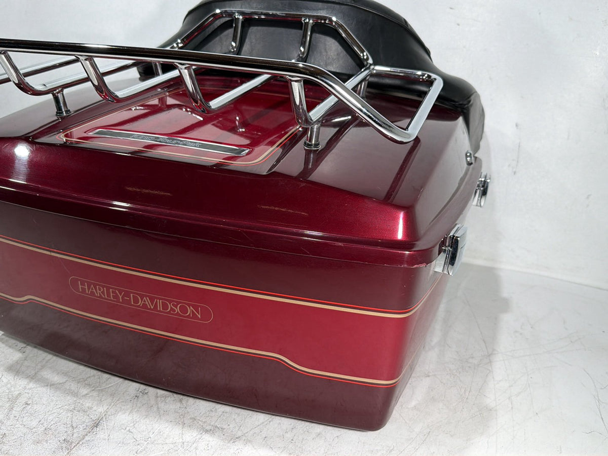 1993 Harley Electra Glide Touring FLHT OEM Pass Backrest Tour Pak Luggage NOKey