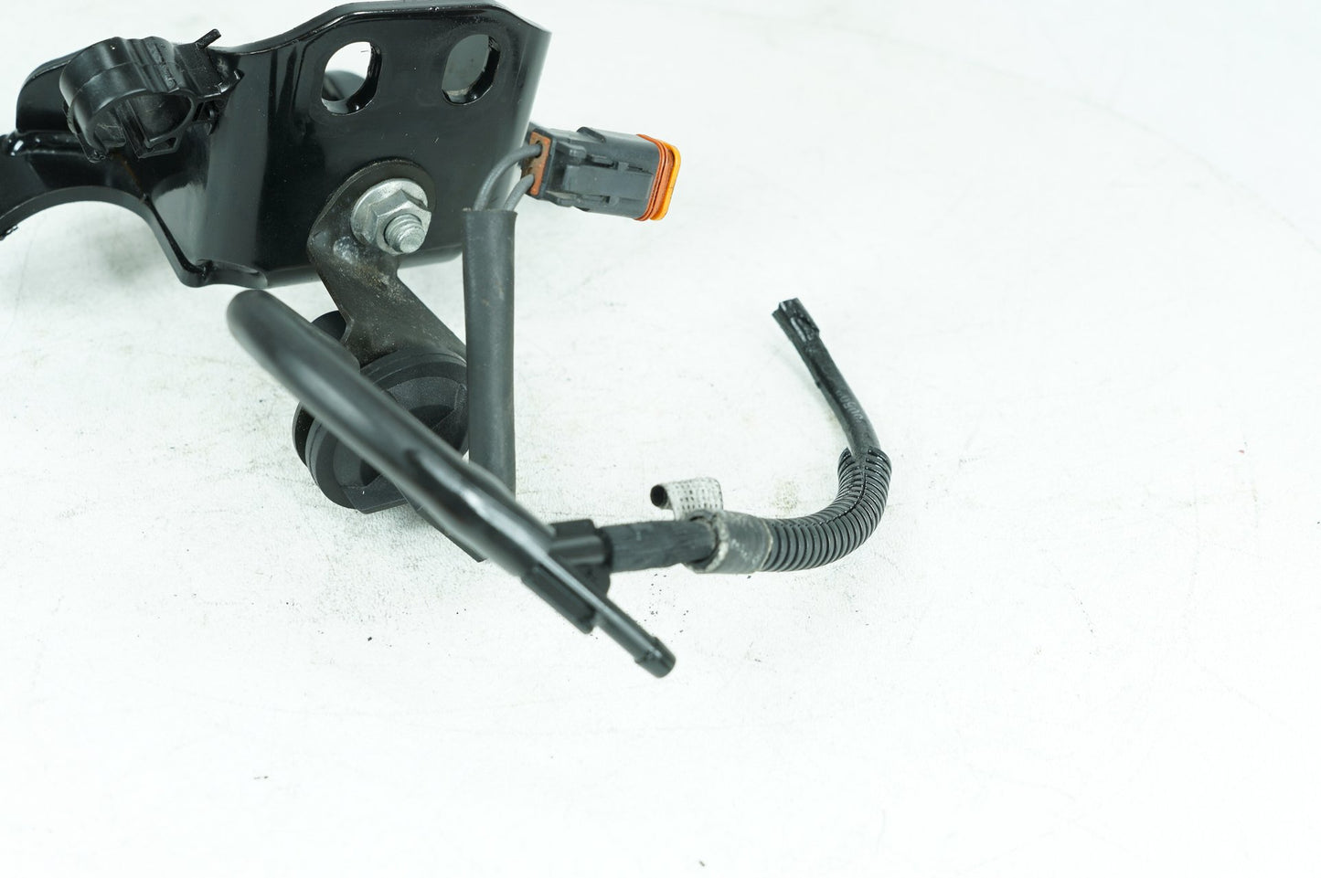 1991 - 2003 Harley-Davidson Sportster Hugger Wire Harness Loom Plug In Connector w/ Bracket Mounting Support Holder