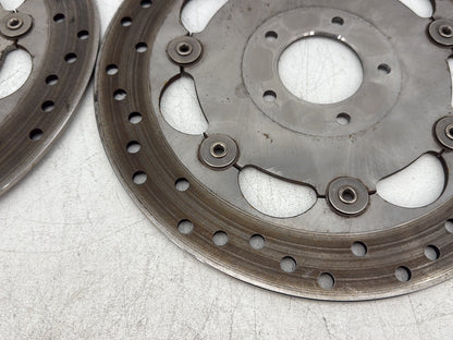 2010 Harley Dyna Fat Bob FXDF OEM Front Brake Rotors Disc Pair