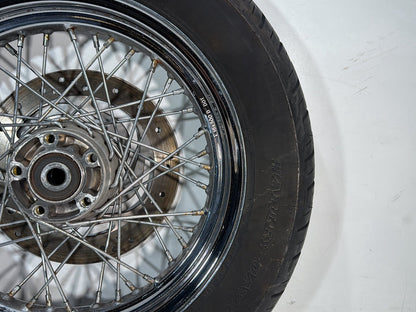 2005 Harley Dyna FXDWG Wide Glide OEM Rear Wheel Rim Tire Spoked