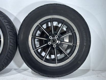 1998 Harley Touring FLHTCUI Electra Glide Ultra OEM Front & Rear Wheel Rim Tire