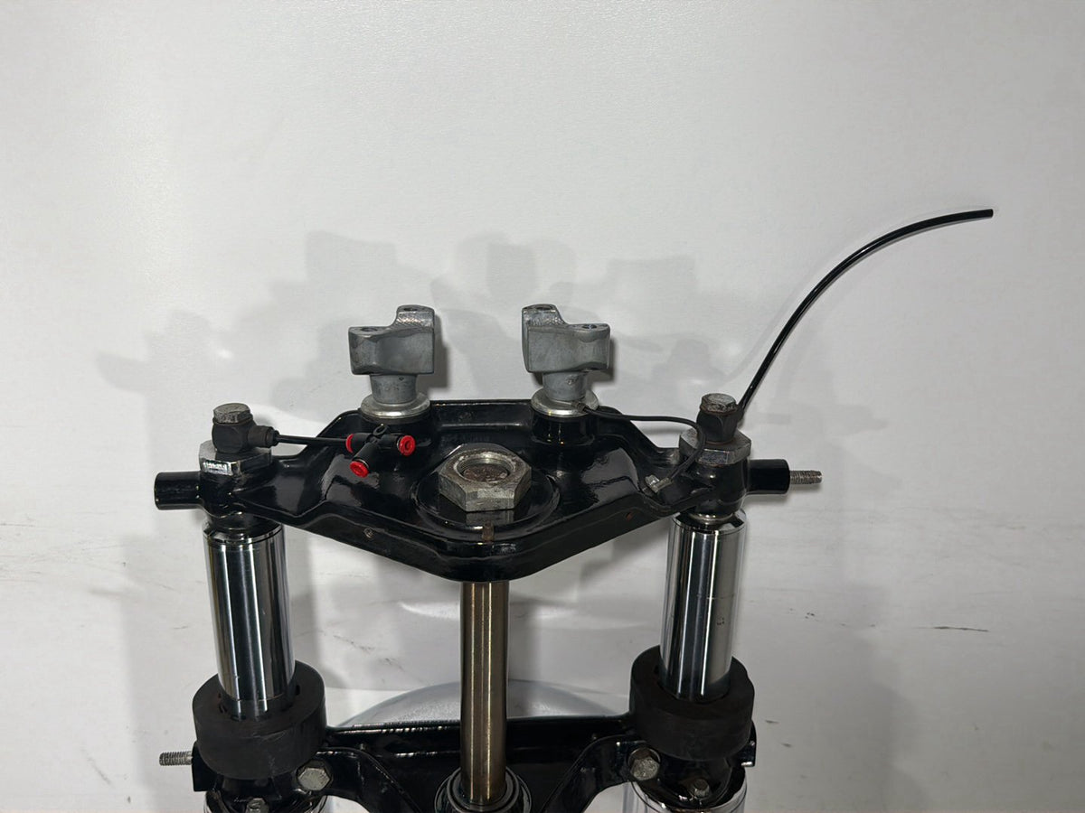 1997 Harley Road King Touring Front Triple Tree Set & LH RH Fork Legs Sliders