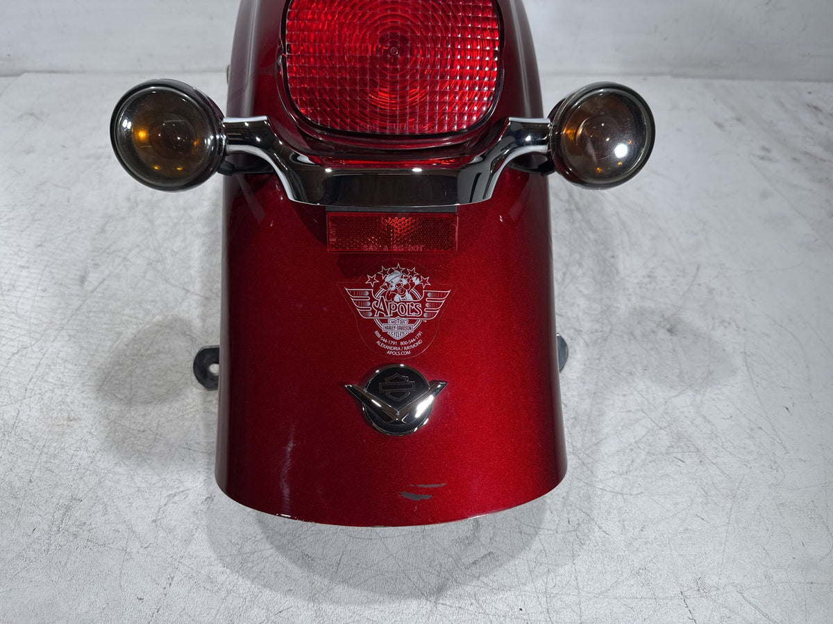 2009 Harley Electra Glide Touring CVO Eagle Rear Wheel Fender & Turn Signals Bar