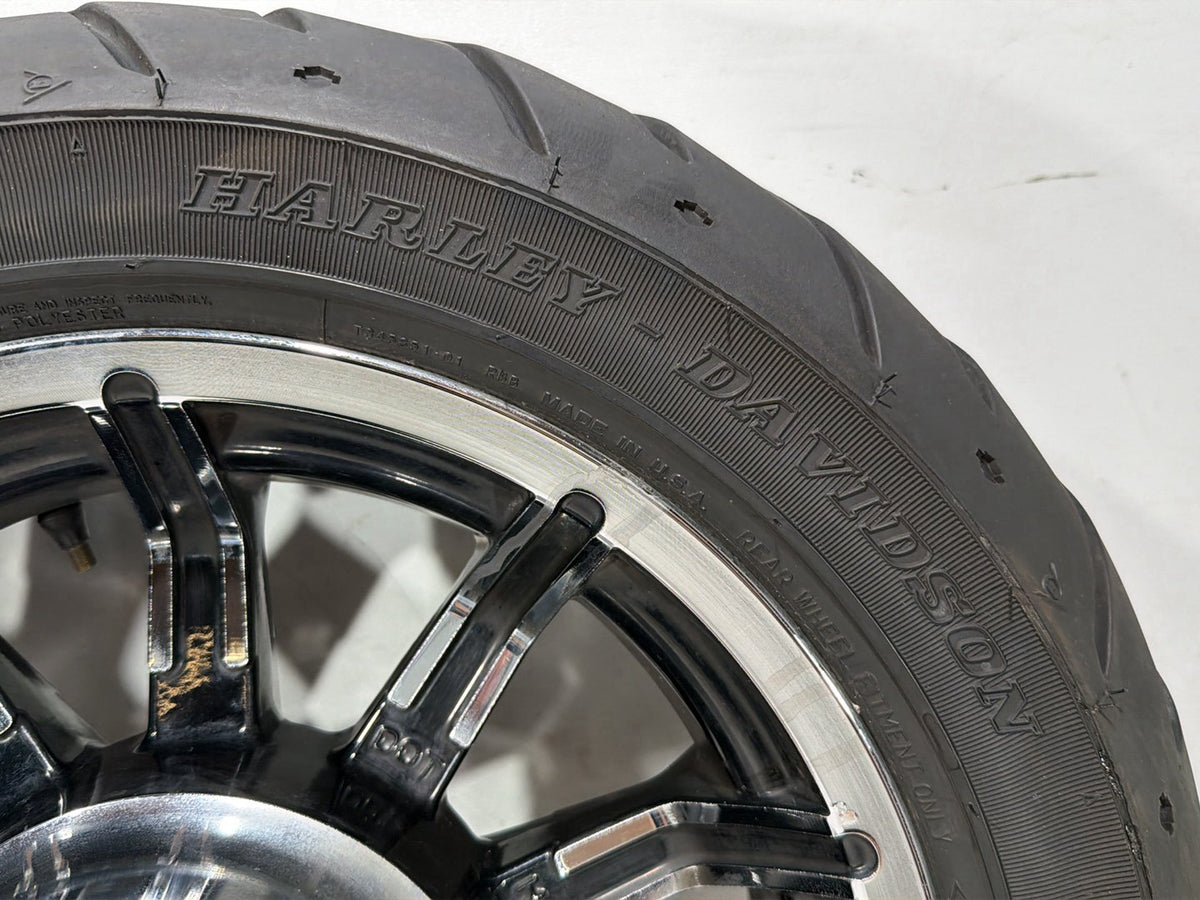 2014 Harley Electra Glide Touring Ultra OEM Rear Wheel Rim Tire 180/65B16 16"