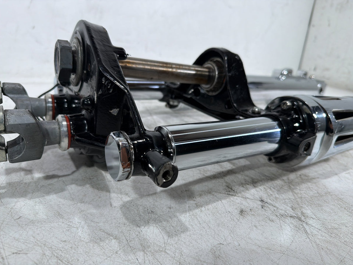 10 Harley Street Glide Touring OEM Front Triple Tree Set LH RH Fork Legs Sliders