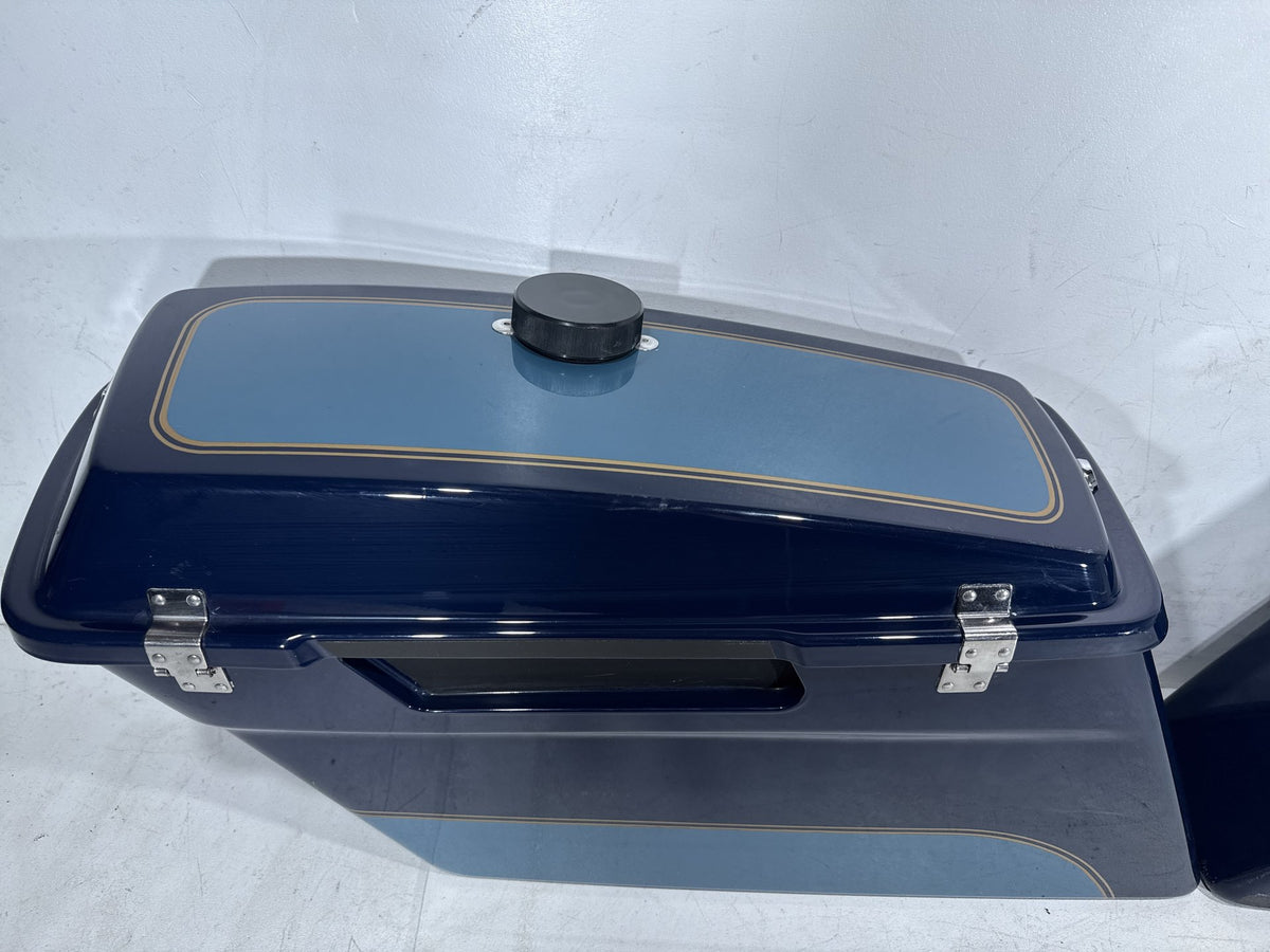 2011 Harley Electra Glide Touring Police OEM Left Right Saddlebags Luggage NOKey