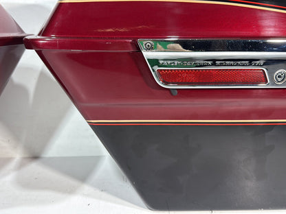 1995 Harley Touring FLHTCI Electra Glide Classic OEM Left Right Saddlebags Luggage NOKey