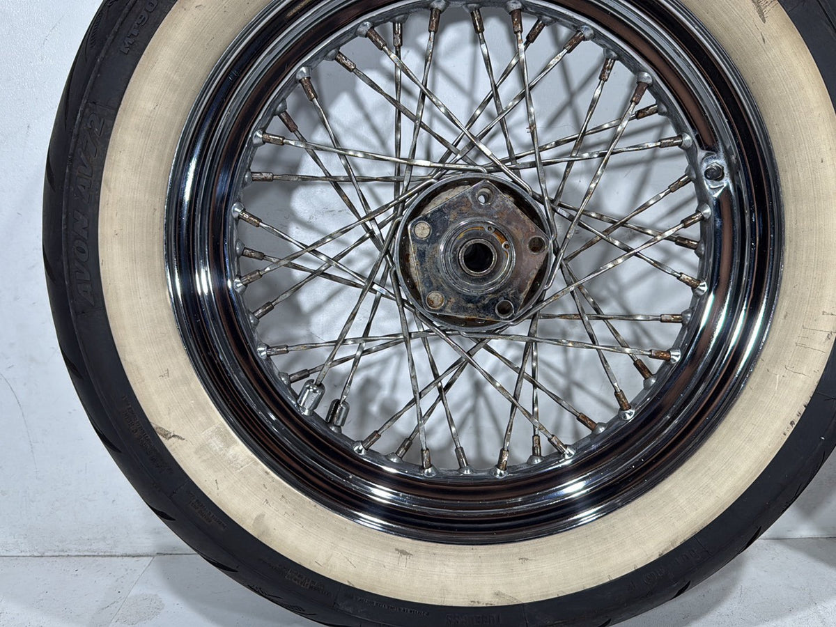 1990 Harley Electra Glide Touring Front Rear Wheel Rim Tire Spoked MT90B16 16"