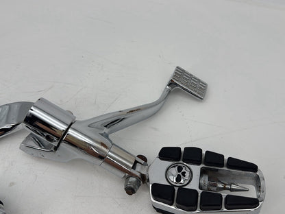 09 Harley Sportster 1200 Low Left Right Foot Brake Control Pegs Kuryakyn Zombie