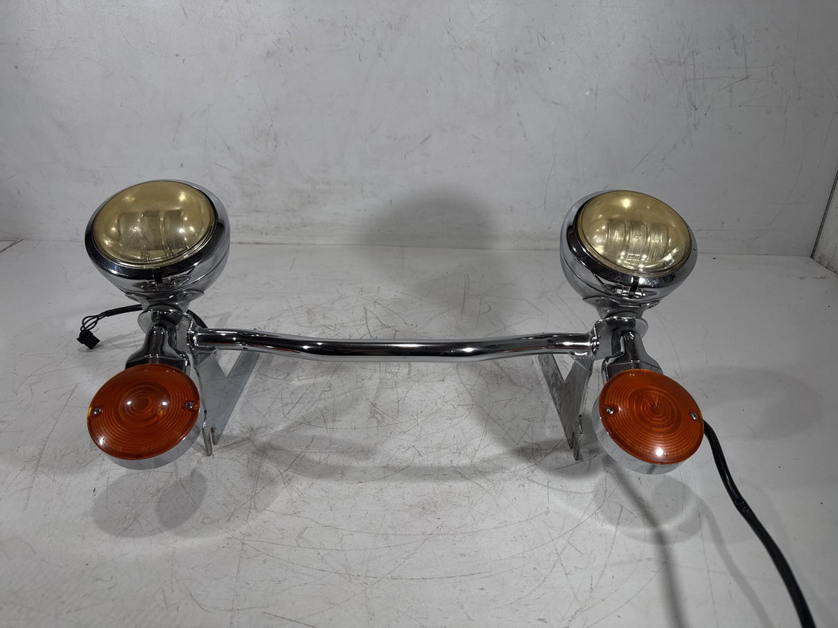 2012 Harley Electra Touring Ultra OEM Front Turn Signal Indicators Aux Light Bar
