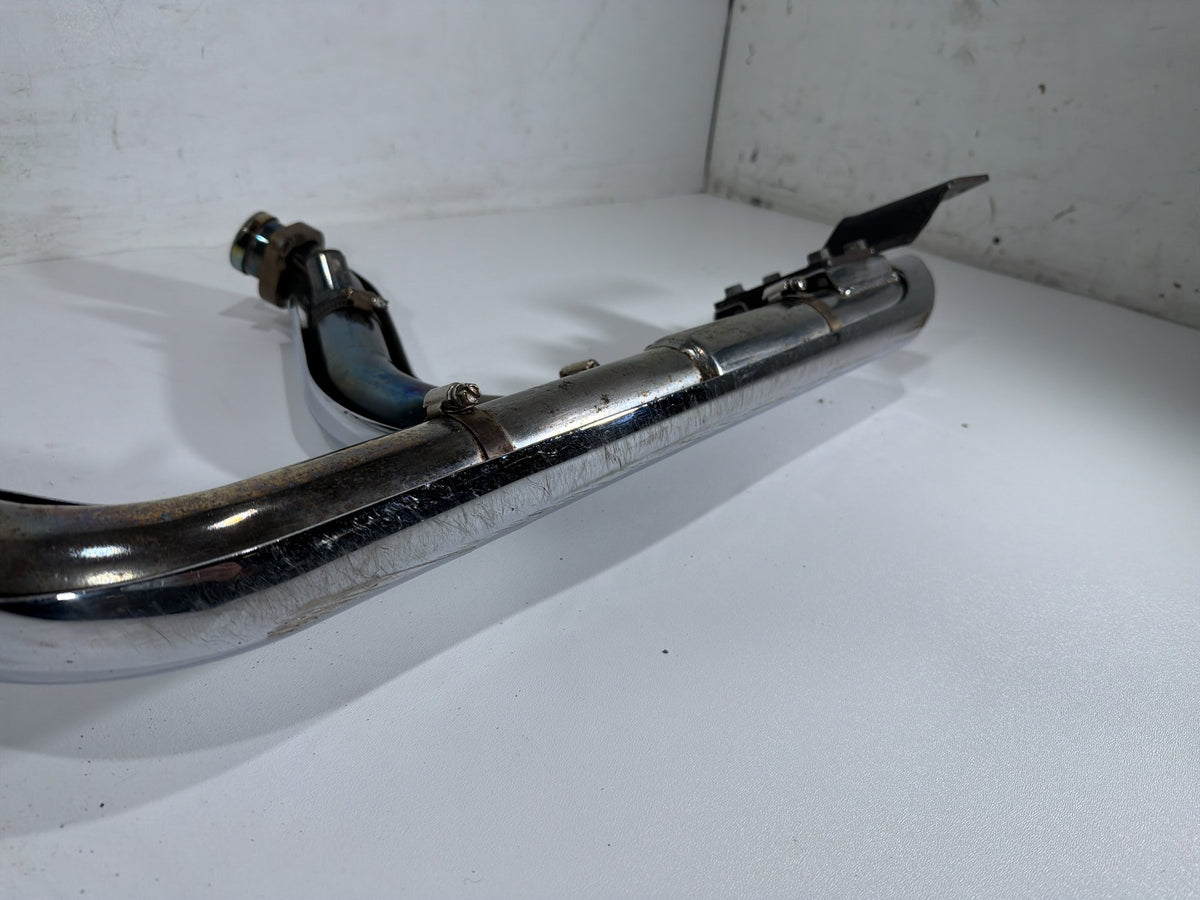 2008 Harley Softail Custom FXSTC OEM Exhaust Header Pipes Vance & Hines