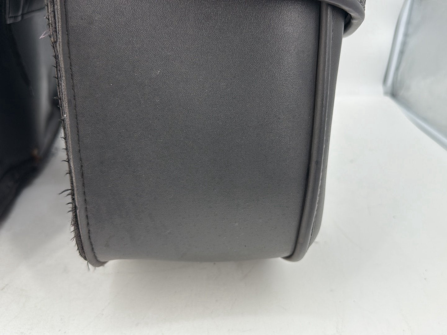 2004 - 2013 Harley-Davidson Sportster 883 Custom Rear Left Right Saddlebags Luggage Leather KEMI-MOTO