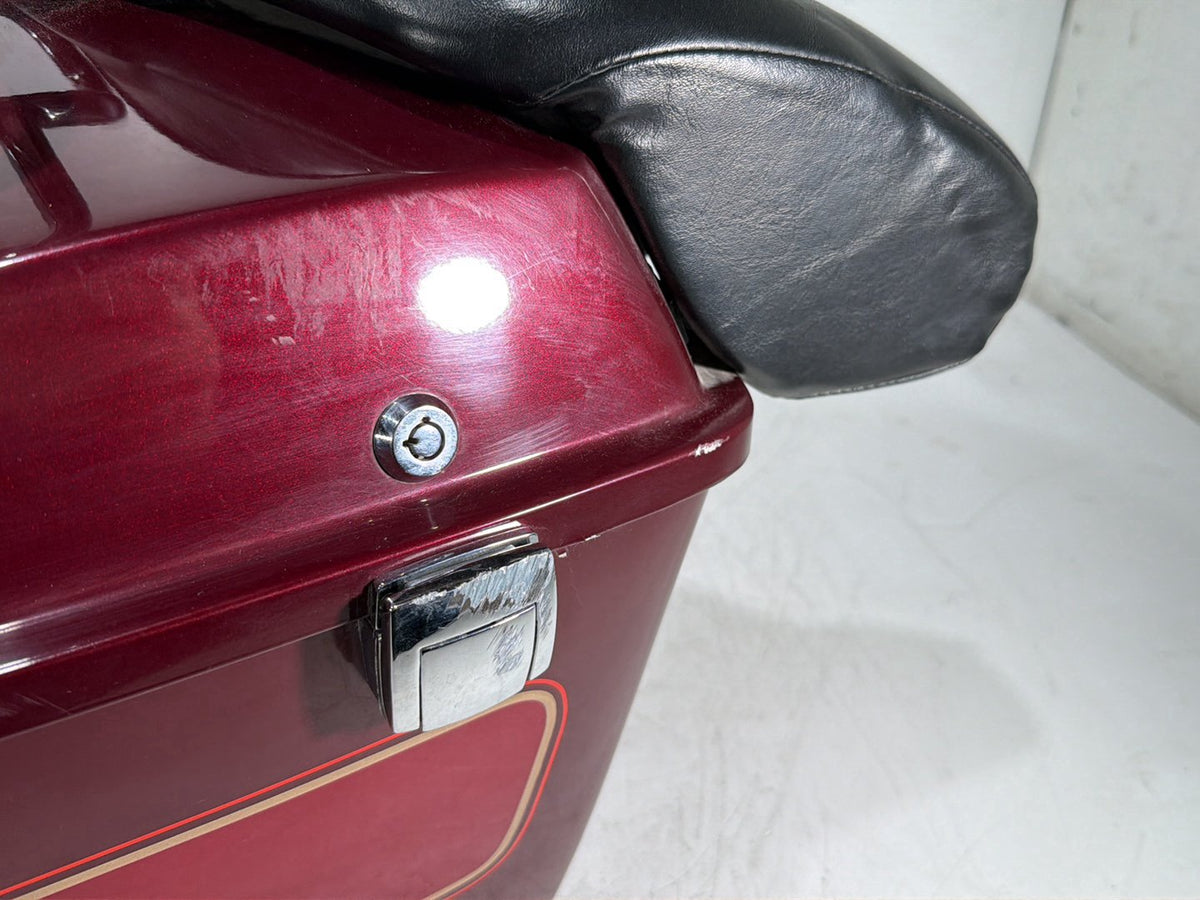 1993 Harley Electra Glide Touring FLHT OEM Pass Backrest Tour Pak Luggage NOKey
