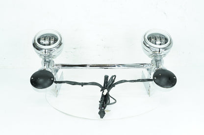 1999 - 2006 Harley-Davidson Touring Electra Glide Police Front Turn Signal Indicators Aux Light Bar 68712-94A