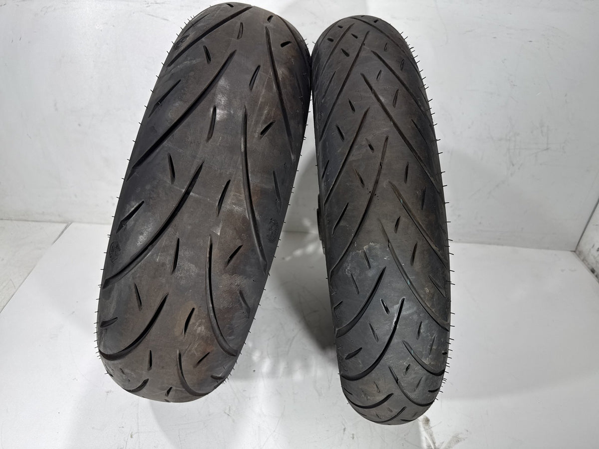2011 Harley Road King Touring FLHR OEM Front & Rear Wheel Rim Tire 16" 17"