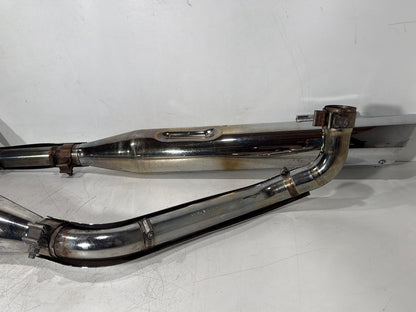 2004 Harley Touring FLHT Electra Glide OEM Exhaust Header Pipes Muffler Vance & Hines