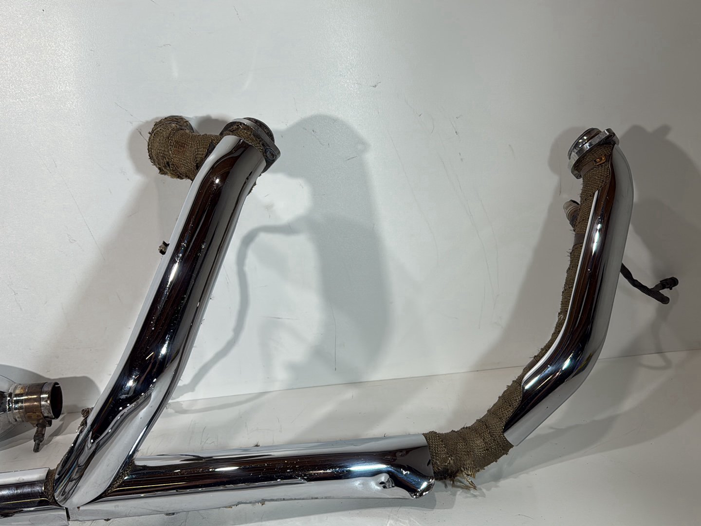 2008 Harley Touring Electra Glide Ultra OEM Exhaust Header Pipes Muffler COBRA