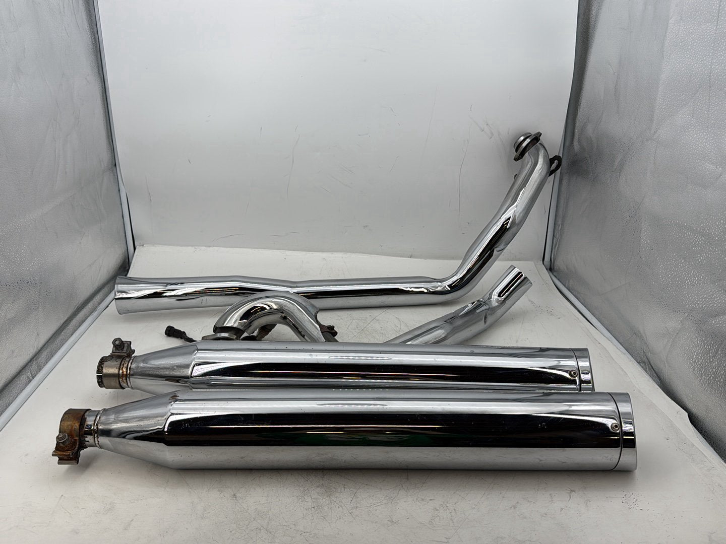 2008 Harley Electra Glide Touring Ultra FLHTCUI OEM Exhaust Header Pipes Muffler