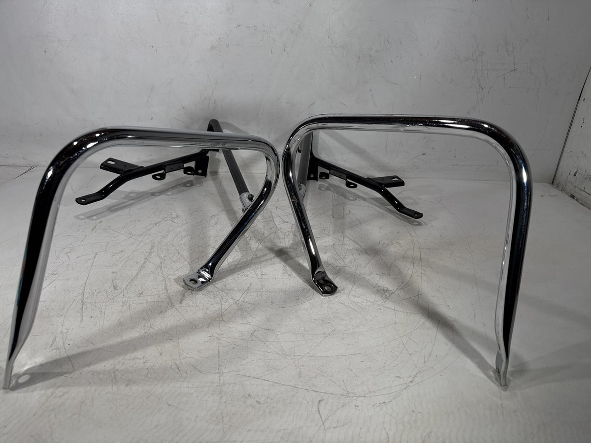 12 Harley Electra Glide Touring OEM Rear Left Right Saddlebag Guard Rails Bar