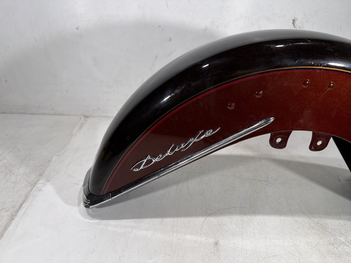 2011 Harley Softail Deluxe FLSTN OEM Front Wheel Fender Shell Panel