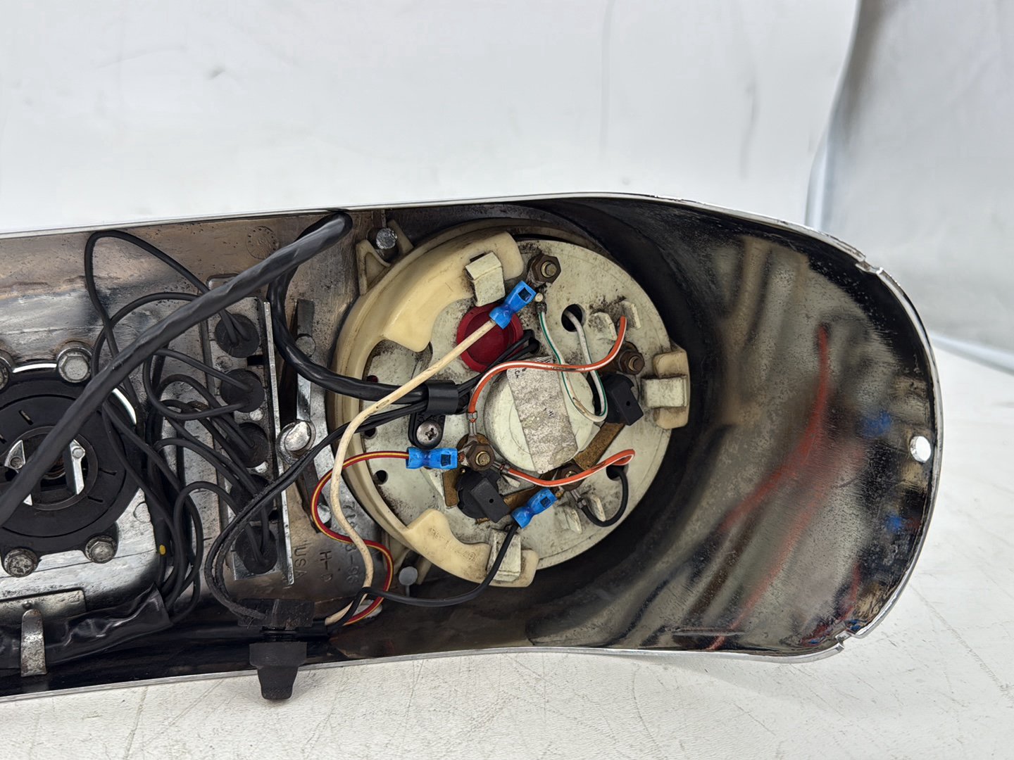97 Harley Softail Heritage Classic Fuel Tank Dash Console Speedometer NOKey 36K