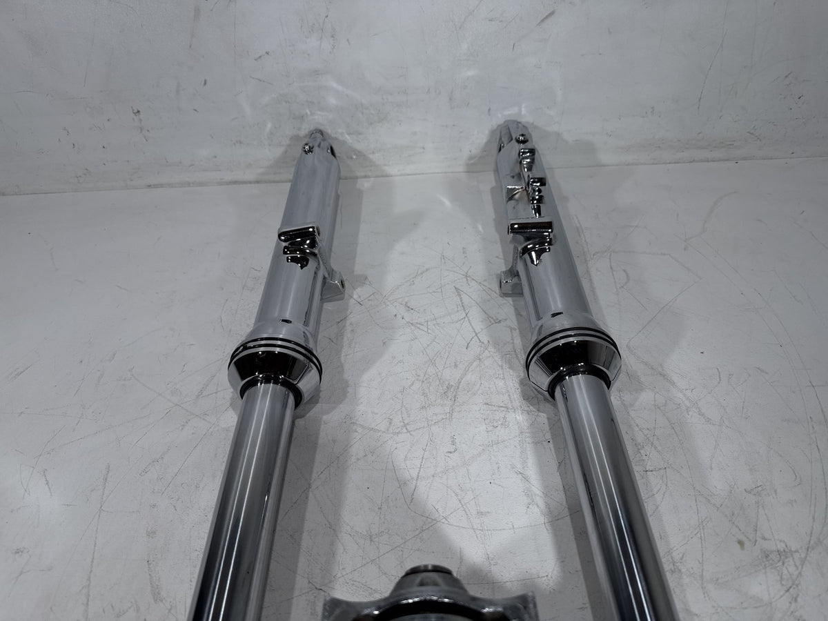 2001 Harley Softail Standard OEM Front Triple Tree Set & LH RH Fork Legs Sliders