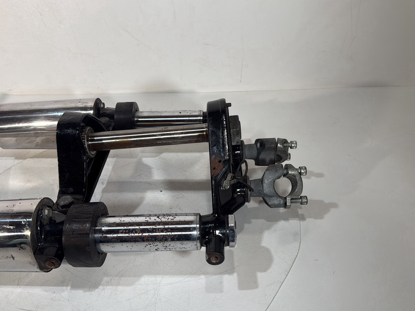 2007 - 2012 Harley-Davidson Touring Street Glide Front Triple Tree Set & LH RH Fork Legs Sliders
