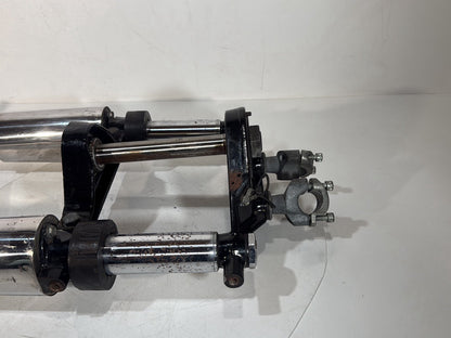 2007 - 2012 Harley-Davidson Touring Street Glide Front Triple Tree Set & LH RH Fork Legs Sliders