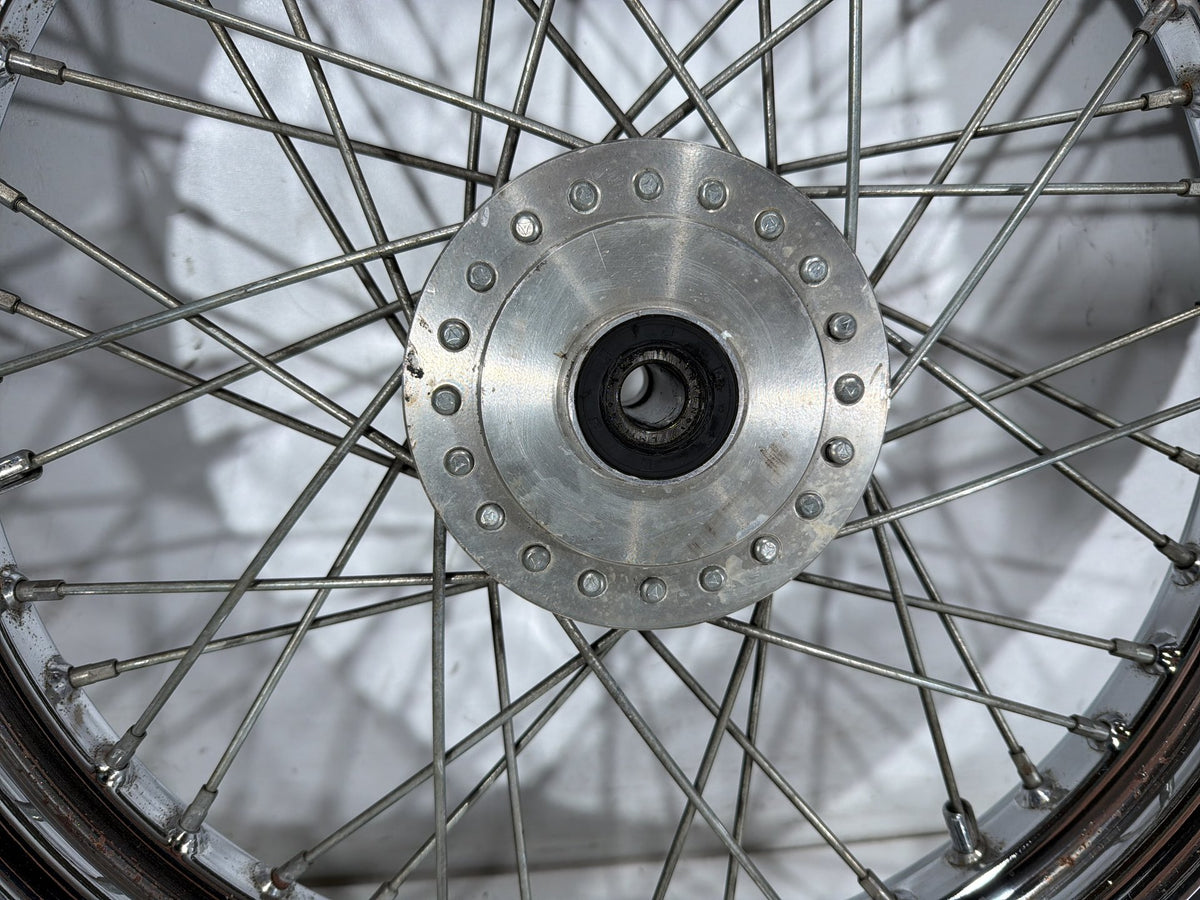 1991 Harley Sportster 883 Deluxe XLH883 Front Rear Wheel Rim Tire Spoked 16" 19"