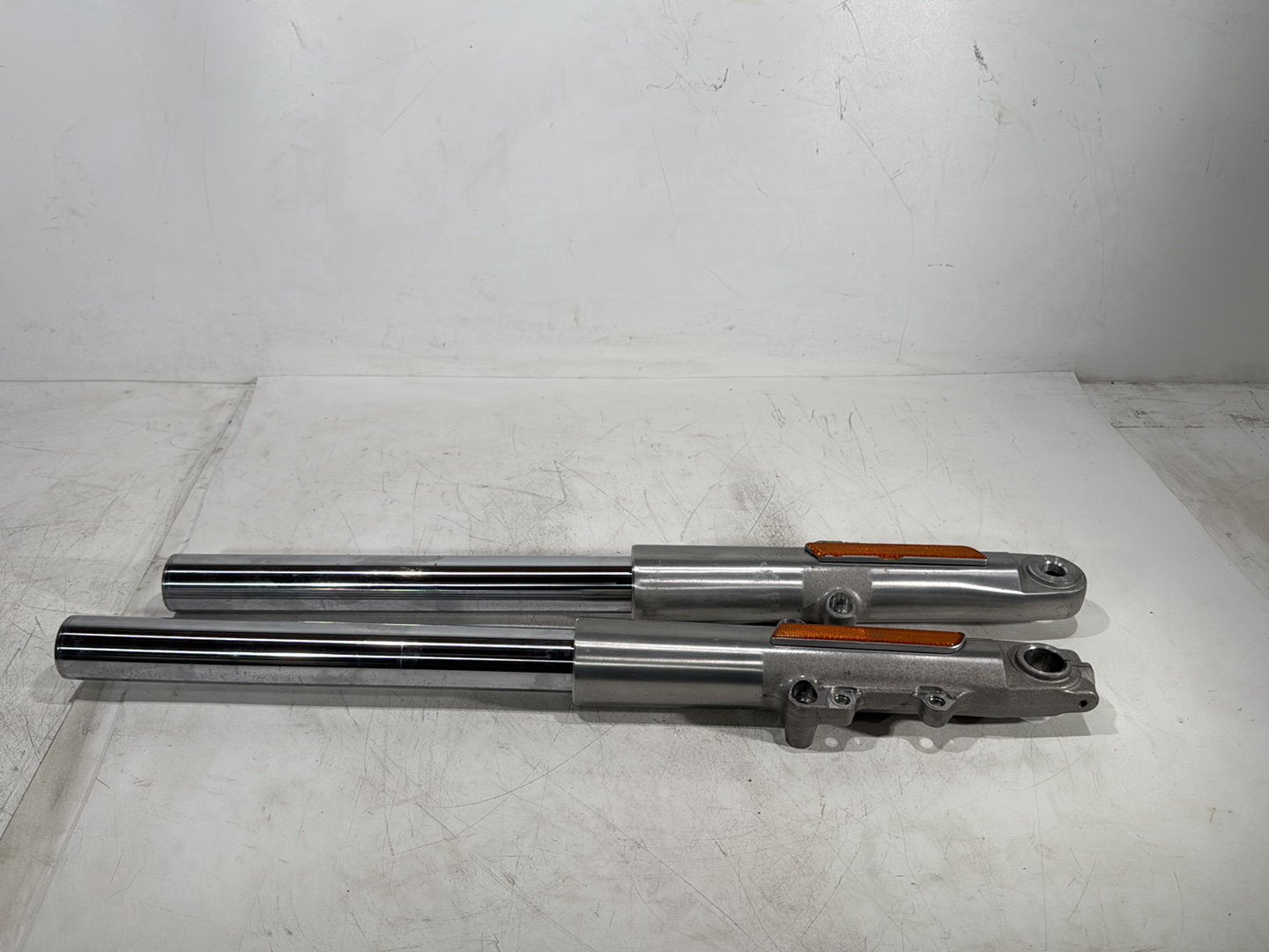 2015 Harley Road Glide Touring FLTRXS OEM Front Left & Right Fork Legs Sliders
