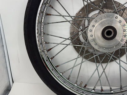 2003 Harley Sportster XL1200C 1200 Custom Anniversary OEM Front Wheel Rim Tire Spoked