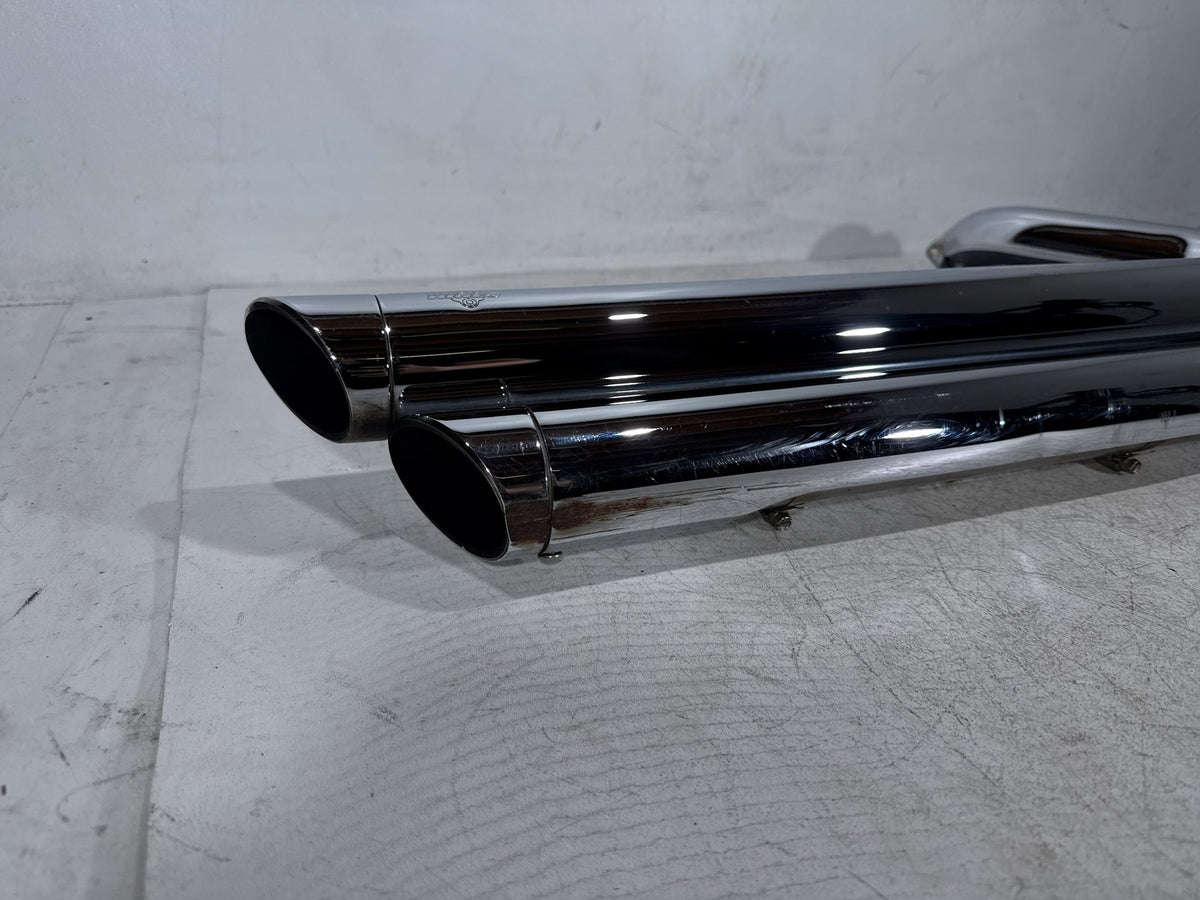 2002 Harley Dyna Wide Glide FXDWG OEM Exhaust Header Pipes Vance & Hines
