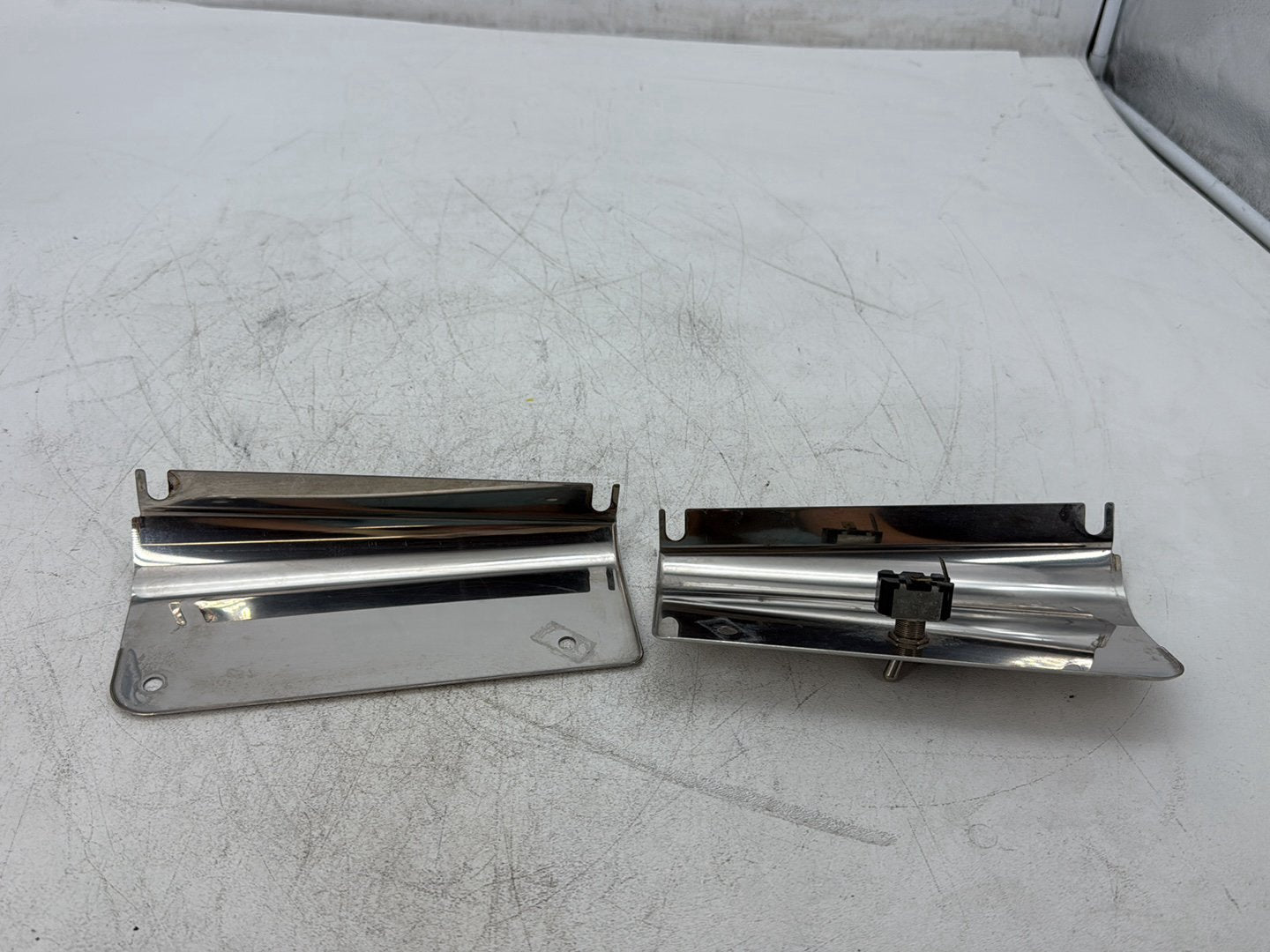 2013 Harley Heritage Softail Classic FLSTC OEM Front Left Right Fork Tube Slider Guard Covers