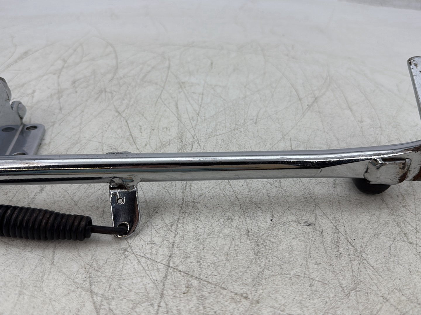 2004 Harley Road King Touring Custom FLHRSI OEM Left Side Jiffy Kick Stand & Spring