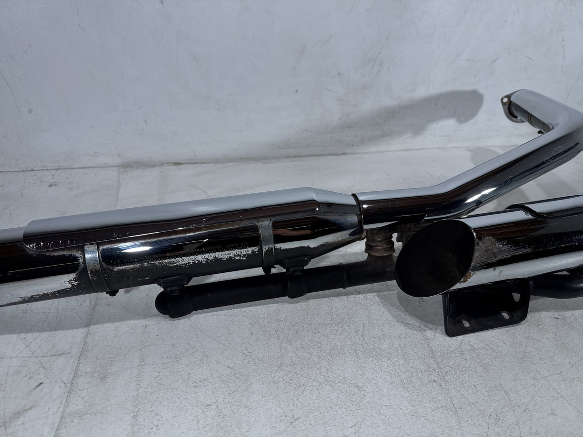 2001 Harley Heritage Softail Classic FLSTC OEM Exhaust Header Pipes Muffler