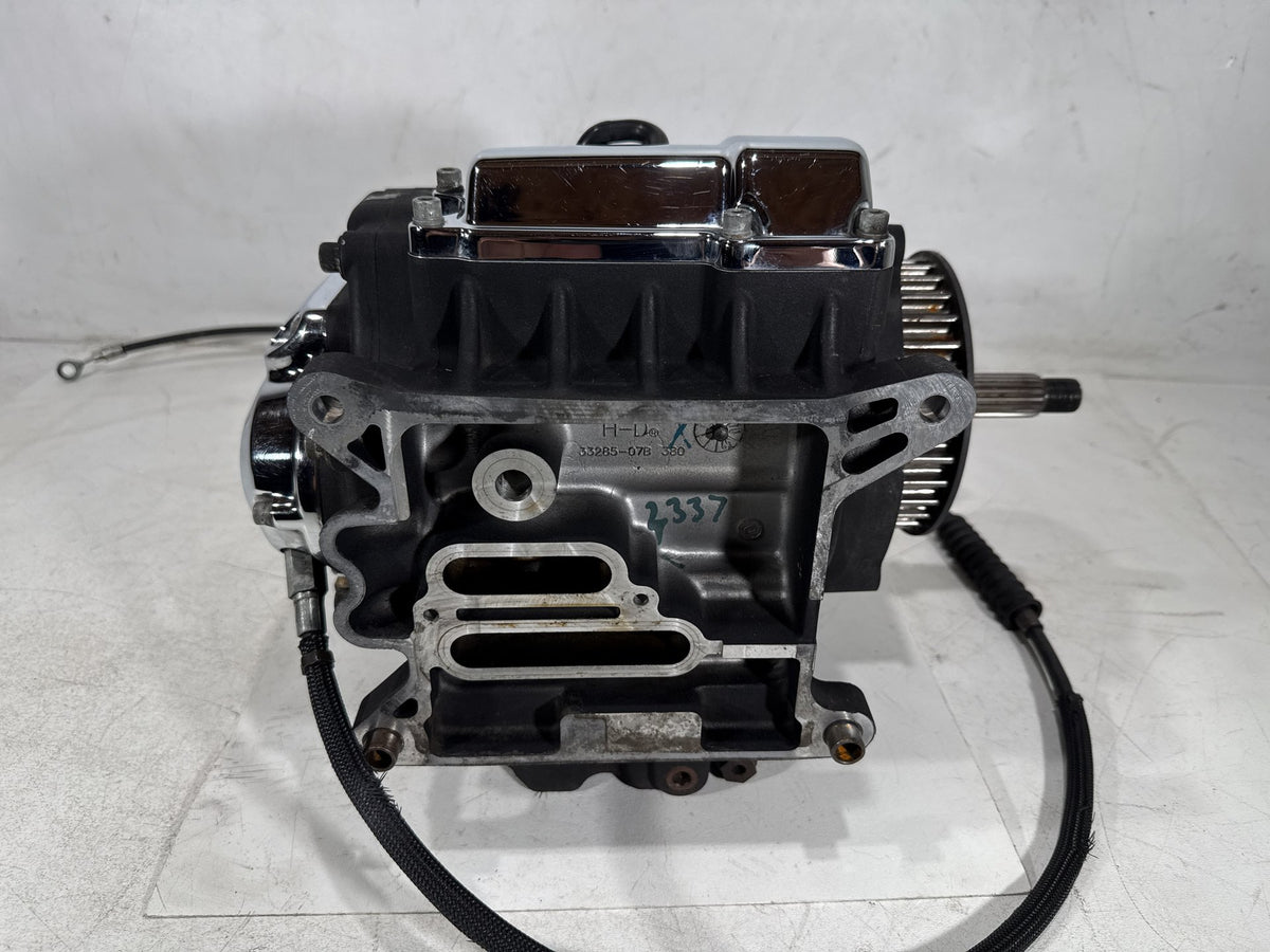 11 Harley Electra Glide Touring Police 6 Speed Transmission Gearbox 28K CRACKED