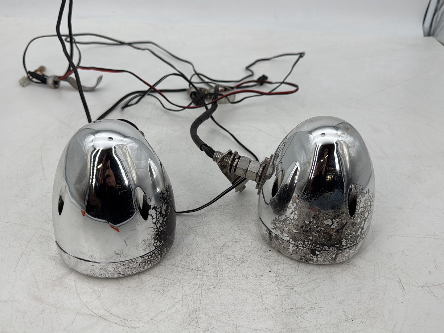 1999 - 2006 Harley-Davidson Dyna Super Glide Left Right Sound Audio Speakers 76262-08A