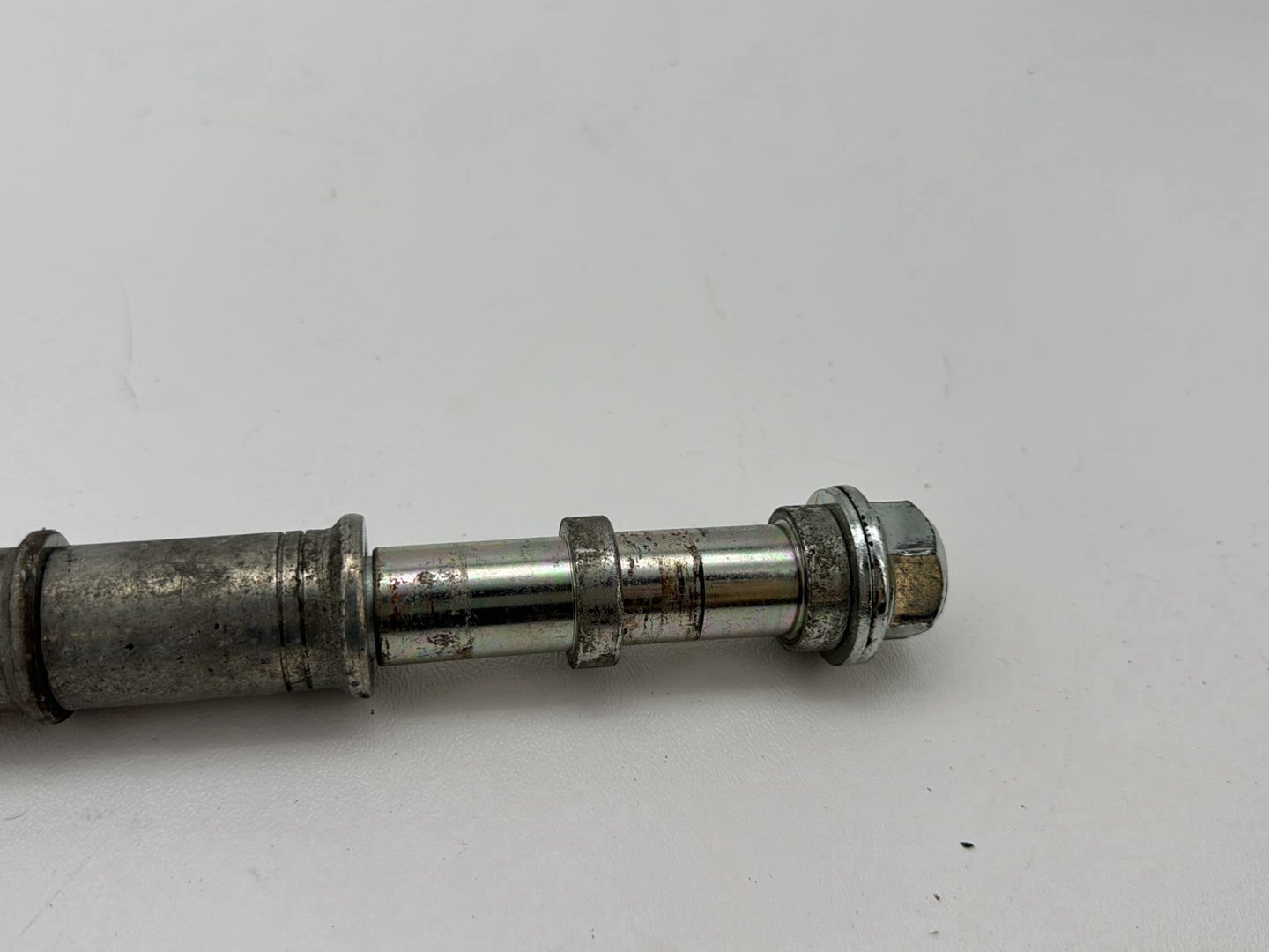 2008 Harley Softail Deluxe FLSTN OEM Rear Fork Swingarm Pivot Bolt Shaft
